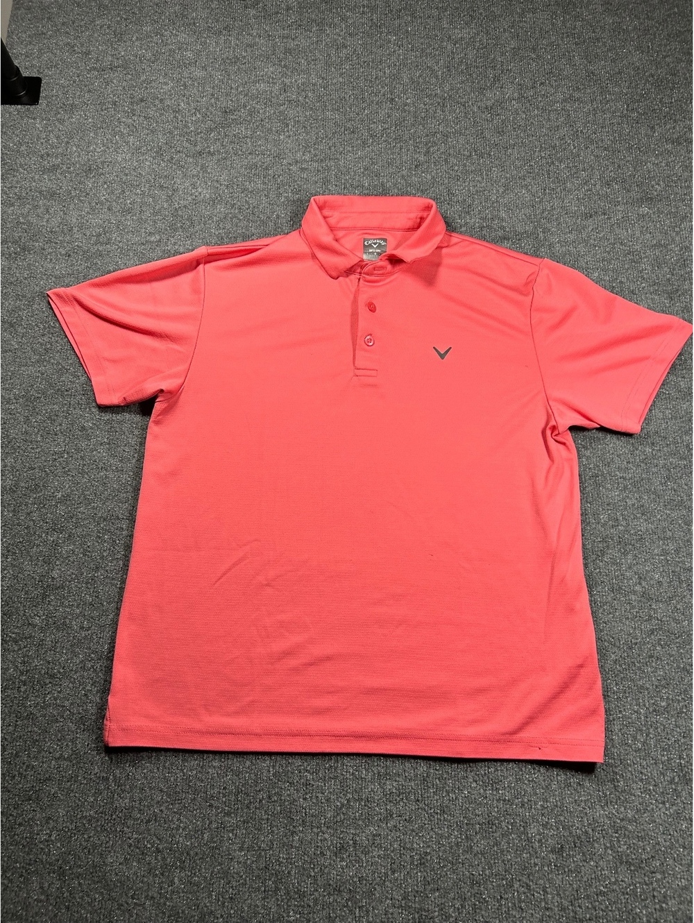 Callaway Opti-Dri Coral Pink Golf Polo Shirt Size 2XL